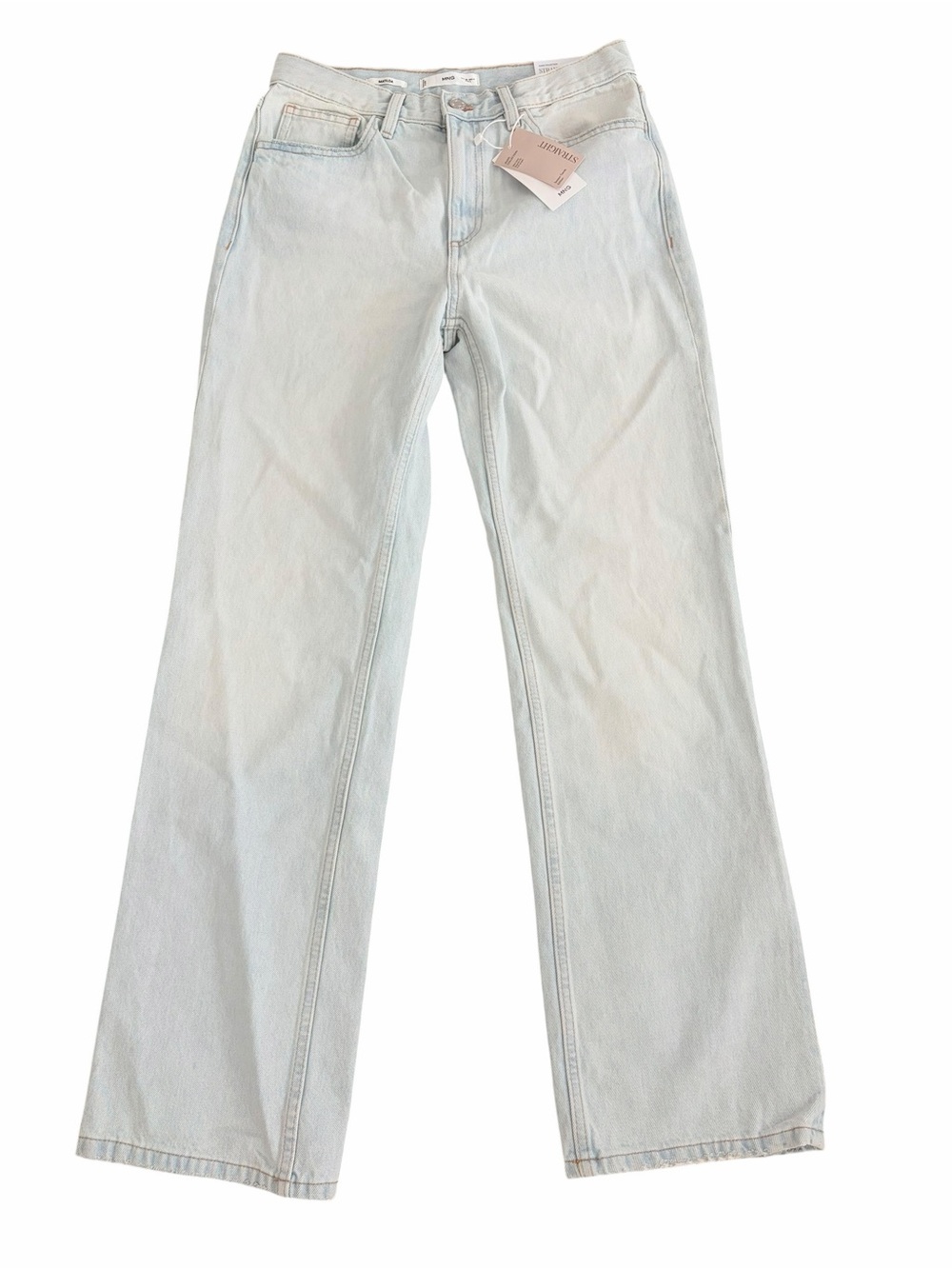 Mango Pale Blue Wide-Leg Jeans